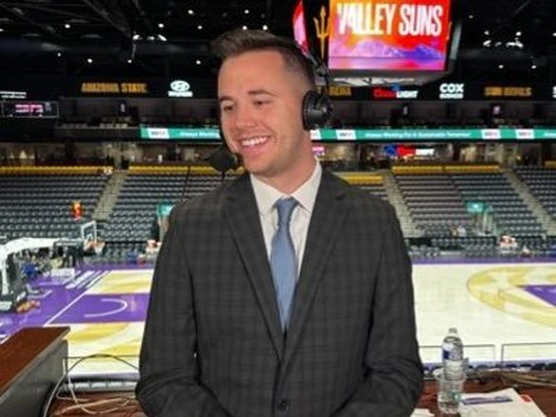 Sports broadcaster Braiden Bell